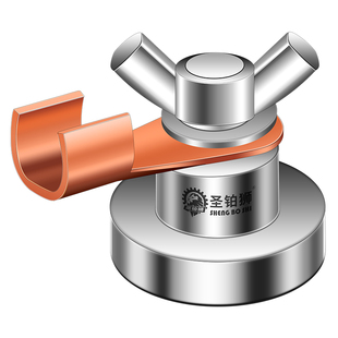 电焊强磁搭铁神器电焊机地线夹磁铁焊接固定器钳强力手动打搭铁头