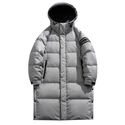 美式潮牌连帽休闲长裤羽绒服