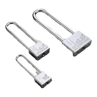 不锈钢防水长梁加长挂锁家用门锁长鼻户外锁具防盗u型锁老式安全