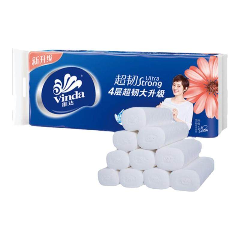 维达卫生纸无芯纸巾提超韧4层