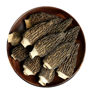 秦岭深山野外当季新鲜羊肚菌食用菌干货煲汤材料菌菇春节礼盒装