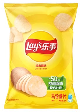 Lay's乐事经典原味够薄够脆薯片