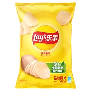 Lay’s/乐事薯片美国经典原味零食小吃休闲食品明星同款
