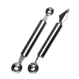 不锈钢水果迷你挖球器西瓜挖球勺子拼盘工具套装小号分割器雕花刀