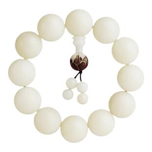 精抛12-22MM天然大白菩提根手串男士白玉菩提子手串佛珠文玩念珠