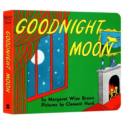 英文原版 Goodnight Moon 月亮晚安 纸板书 60周年纪念版 吴敏兰廖彩杏书单 经典绘本 Margaret Wise Brown逃家小兔同作者