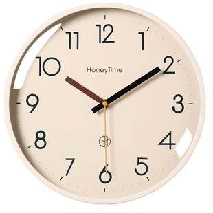 2025新款客厅挂钟现代简约家用创意静音石英时钟表挂墙轻奢高级感