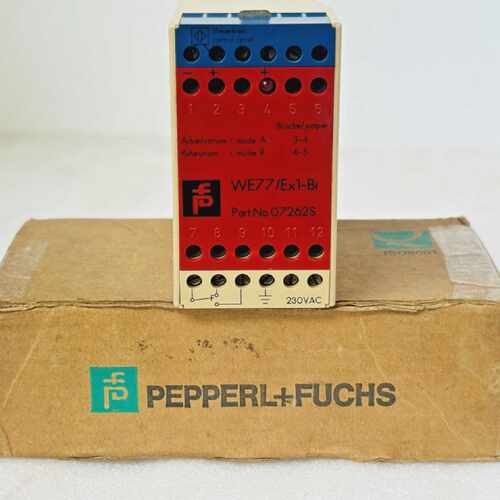PEPPERLFUCHS WE77/Ex1-Bi 控制电路/开关放大器 230VAC P/N 0726