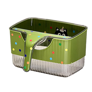 生活一角 厨房垃圾桶壁挂式橱柜家用带刮板桌面台面厨余湿垃圾桶