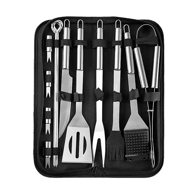 不锈钢夹子户外餐具烧烤工具套装