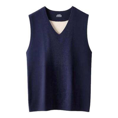 男士保暖背心双面德绒山