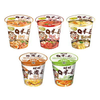 【旺旺非油炸荞麦面】哎呦酸辣粉Q米面方便面泡面速食品免煮杯面