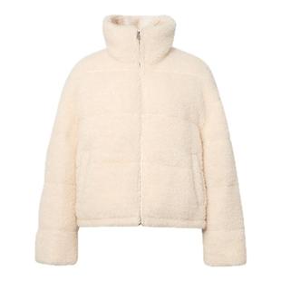 【90鸭绒】诗凡黎摇粒绒外套2024年冬新款保暖甜美俏皮短款羽绒服