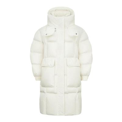 PIT90白鸭绒2025年新款立领连帽时尚百搭羽绒服女冬季