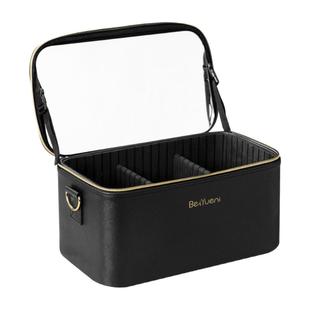 化妆包大容量便携外出带镜化妆箱专业跟妆师手提旅行收纳包贝约妮