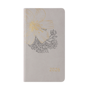 2026年名媛日程本年历每日计划本48K硬面随身本小本子小号便携日记口袋商务日历工作笔记本记事本子批发定制