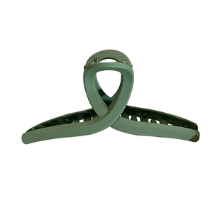 秋冬墨绿色超大号鲨鱼夹发夹女后脑勺抓夹发卡盘头发夹子头饰发抓