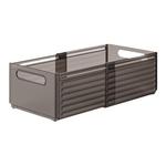 橱柜收纳盒可伸缩抽屉式整理盒厨房桌面零食杂物长方形直角储物盒