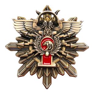 [Starforged星辰铸造]帝皇禁军 万夫团耀金纹章 战锤40K周边 胸针