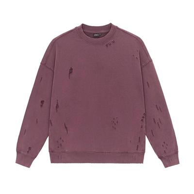 janecd破洞废土风卫衣