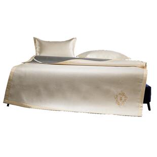 水星家纺1000D冰丝席可水洗提花凉感席子夏季凉席空调席26年新品