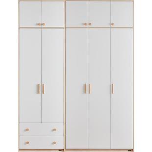 政府补贴全友家居现代简约二门衣柜卧室家用带顶柜子出租房用衣橱