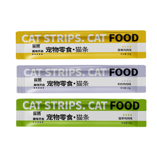 雀然零食猫条猫咪零食营养补水高适口成幼猫湿粮条猫粮补营养美味
