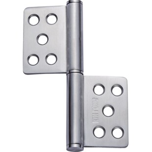 【坚朗】304不锈钢大门合页旗形铰链房门五金防火5寸1片W625081