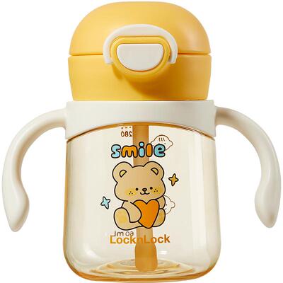 乐扣乐扣学饮杯PPSU奶瓶280ml