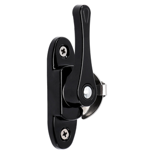 塑钢窗锁塑料门窗月牙锁推拉窗户防盗锁扣带保险移窗钩铝合金搭扣