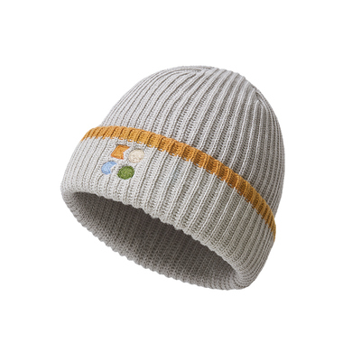 KK树儿童针织帽吸光发热超百搭