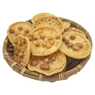 江西特产月亮粑井冈山豆饼花生豆子巴手工锅巴赣南铁勺饼零食小吃