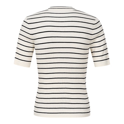 GCRUES条纹针织女秋半高领打底衫