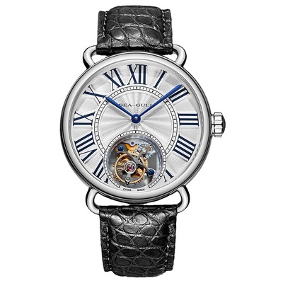 时尚潮流风陀飞轮情侣海鸥手表