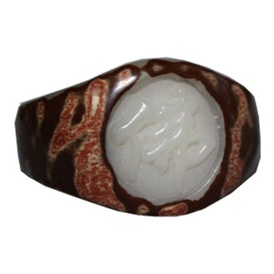 缘起藏墨推荐千眼菩提戒指指环食指尾戒男女同款手工制作全国包邮