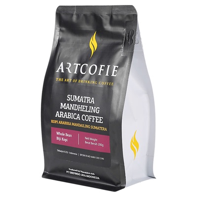 印尼苏门答腊曼特宁中度烘焙原装进口现磨手冲阿拉比卡咖啡豆200g