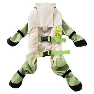 小狗狗衣服四脚防尘裤比熊宠物小型幼犬外出遛狗防脏神器腿套冬装