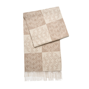 TOFOD 礼盒装 秘鲁皇家Baby婴驼羊驼绒 老钱风围巾披肩新年礼物