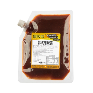 留客哆韩式甜辣炸鸡酱1kg商用炸鸡汉堡鸡肉卷蘸料酱烤肉饭甜辣酱