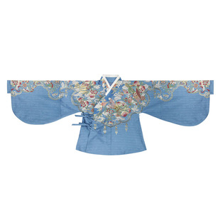 喜悦鹦啼 明制多色云肩通袖织金交领上袄中国风汉服仿妆花马面裙