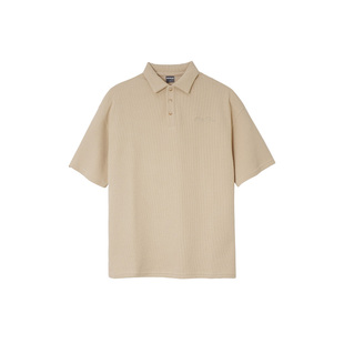 BODYDREAM华夫格短袖Polo衫男美式复古运动休闲翻领重磅情侣t恤潮