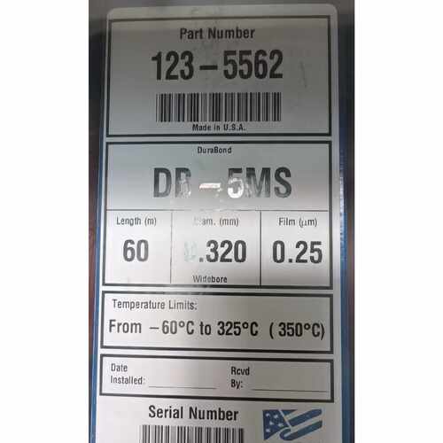 议价123-5562安捷伦色谱柱 J&W DB-5ms 气相色谱柱60m 0.32mm 0.2