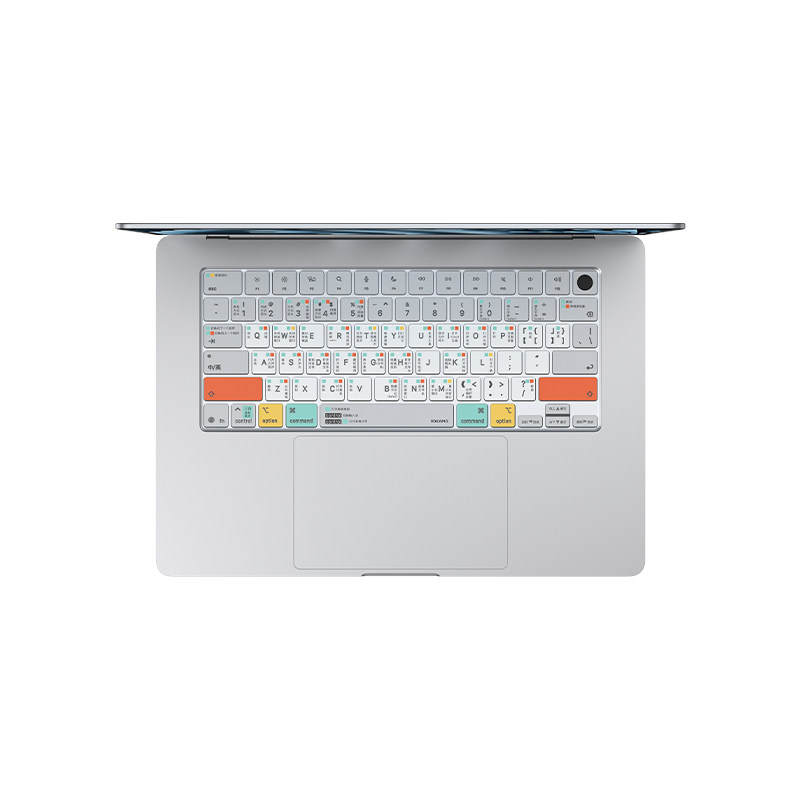 VOKAMO沃咔曼适用苹果macbook键盘膜macbookpro笔记本电脑保护膜mac按键贴Air字母贴13/15/1