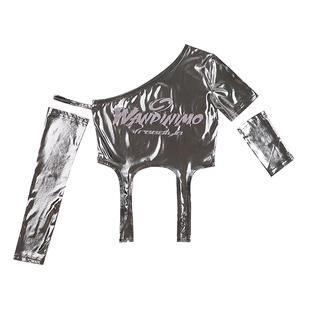 顽皮尼莫童装爵士舞女童服装夏jazz甜酷风少儿街舞潮酷时髦演出服