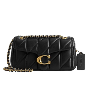 【自营】COACH/蔻驰女包Tabby 20链条包条纹绗缝羊皮革单肩包送礼