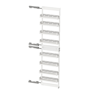 零食高柜侧拉篮厨房高柜拉篮大怪物冰箱旁侧边夹缝极窄抽拉柜拉篮