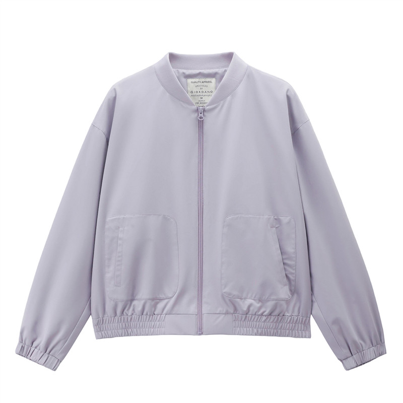 佐丹奴棒球服女装2026秋冬新款棒球领外套宽松飞行员夹克05376682