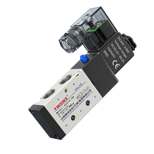 TWSANS台匠山耐斯4V210-08电磁阀24v二位五通换向阀电磁控制阀气