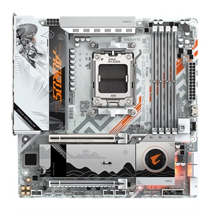 GIGABYTE/技嘉B850M AORUS ELITE WIFI7 ICE-P雕妹 超炫AMD新品