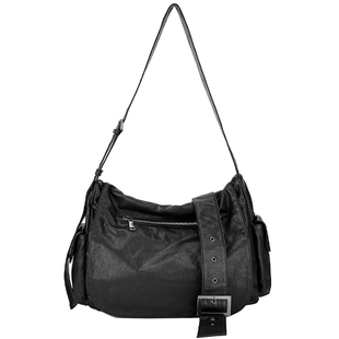 NESBIT【信使】松弛感软皮斜挎包男2025新款潮牌邮差包单肩通勤包